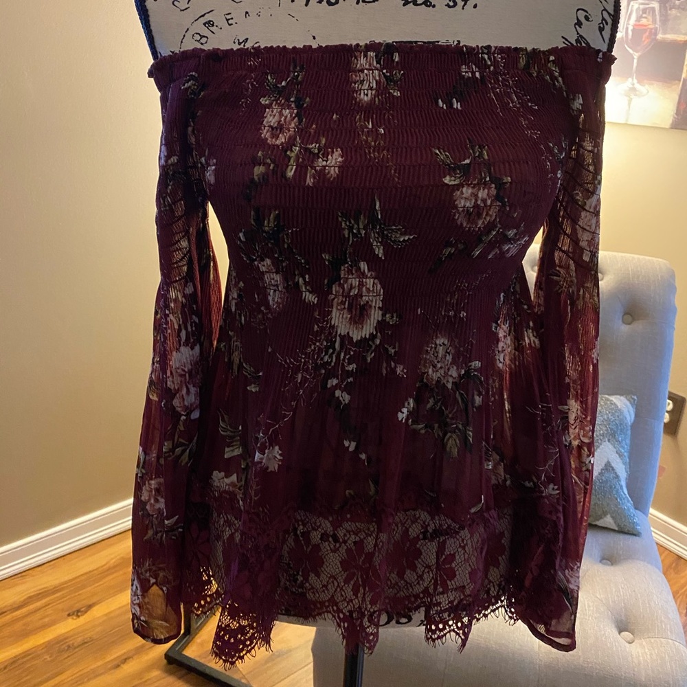 Charlotte Russe off the shoulder top